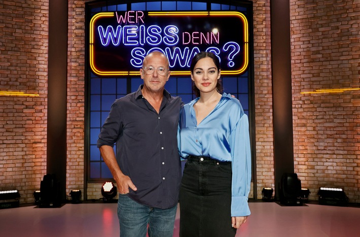 Das Schauspieler-Duell: Heino Ferch und Nilam Farooq bei "Wer weiß denn sowas?" - Das Wissensquiz vom 4. bis 8. Dezember 2023, um 18:00 Uhr im Ersten