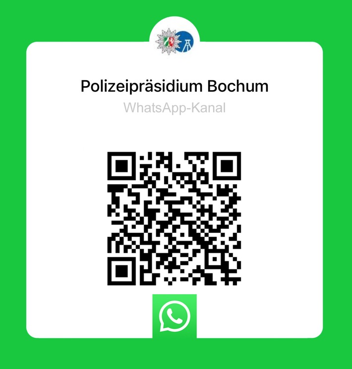 POL-BO: Jetzt abonnieren: Polizei Bochum startet WhatsApp-Kanal