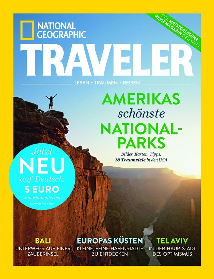 NATIONAL GEOGRAPHIC TRAVELER jetzt auch in Deutschland