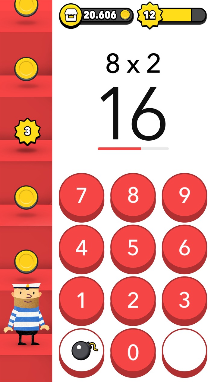 Nur mit Köpfchen kommt man weiter / Die App Fiete Math Climber macht Kopfrechnen zum Kinderspiel und ist geeignet für Kinder ab 6 Jahren