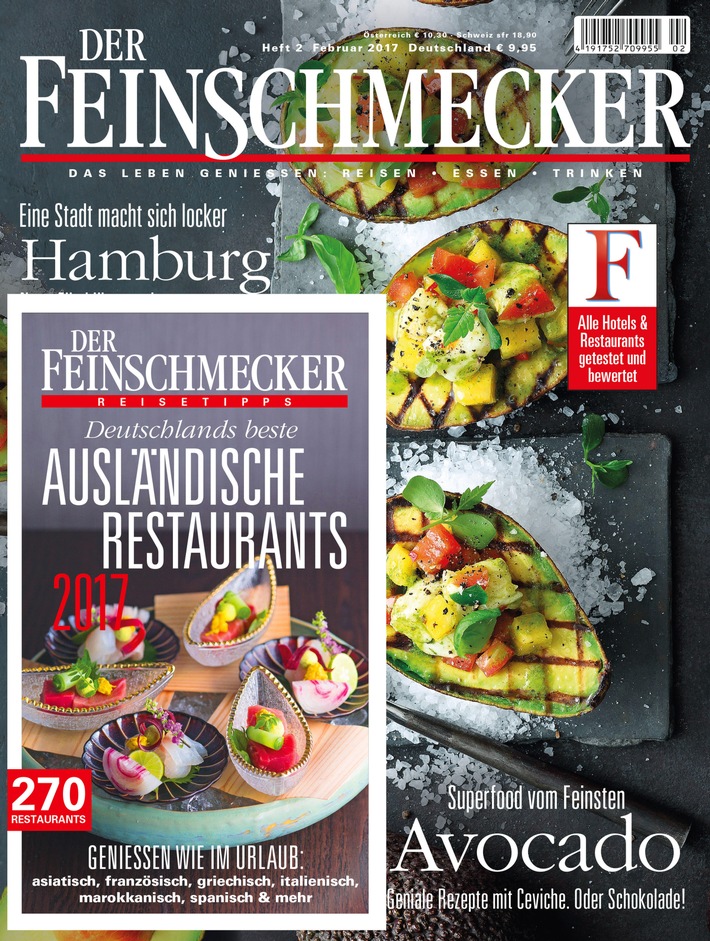 Das Magazin &quot;Der Feinschmecker&quot; zeichnet die besten ausländischen Restaurants in Deutschland aus