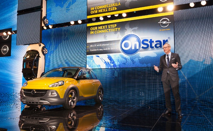 Opel auf dem 84. Internationalen Automobilsalon in Genf / Opel mit OnStar-Vernetzung: Die Rundum-Sorglos-Lösung fürs Auto (FOTO)