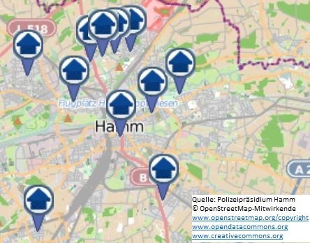 POL-HAM: Wohnungseinbruchs-Radar für die Woche vom 12. bis zum 18. November 2018