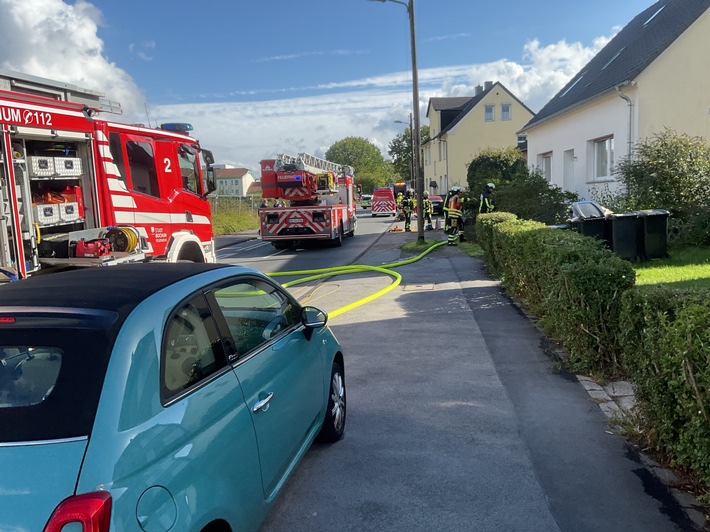FW-BO: Kellerbrand an der Stiepeler Straße: Brennender Wäschetrockner sorgt für starke Verrauchung