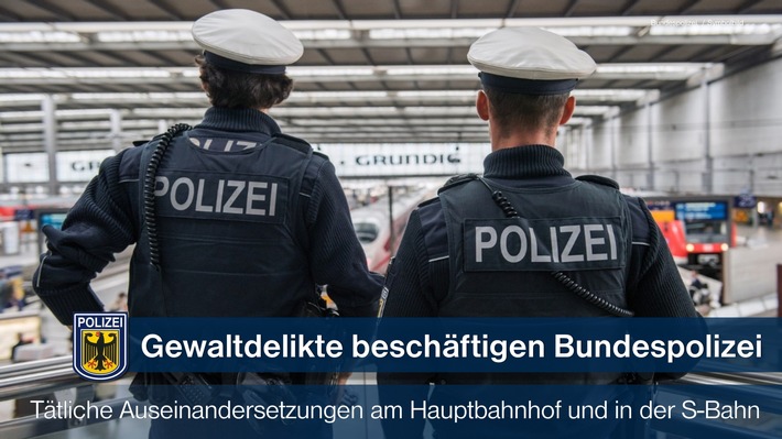 Bundespolizeidirektion München: Gewaltdelikte beschäftigen Bundespolizei / Tätliche Auseinandersetzungen am Hauptbahnhof und in der S-Bahn