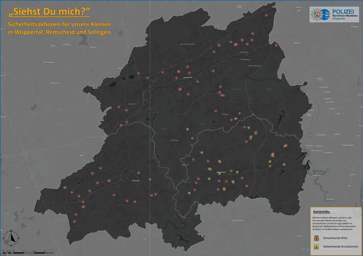 POL-W: W/RS/SG Medieneinladung: Kinder machen mit der Verkehrssicherheitsaktion "Siehst du mich?" auf sich aufmerksam