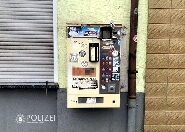 POL-PPWP: Zigarettenautomat aufgebrochen