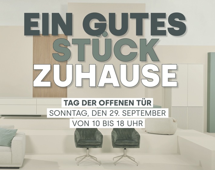 Pressemitteilung: Neun offene Türen für „ein gutes Stück Zuhause“