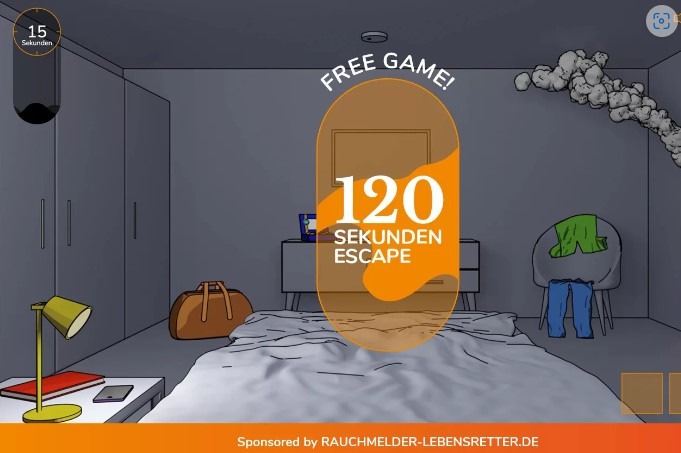 FW-WRN: Neuer Online-Escape-Room zur Brandschutzprävention: "120 Sekunden, was tun wenn