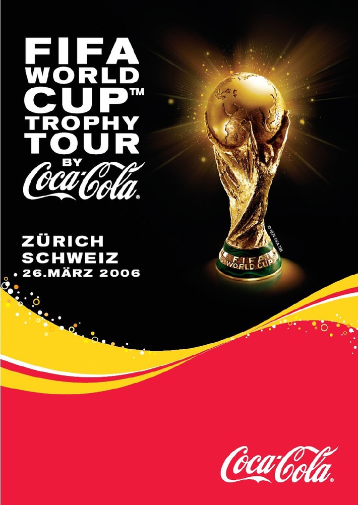 Coca Cola: Un voyage à travers le monde entier: la coupe de la FIFA arrive à Zurich