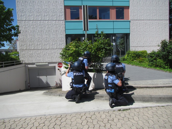POL-PDKH: Polizeiinspektion Bad Kreuznach bewältigt Übungslage
