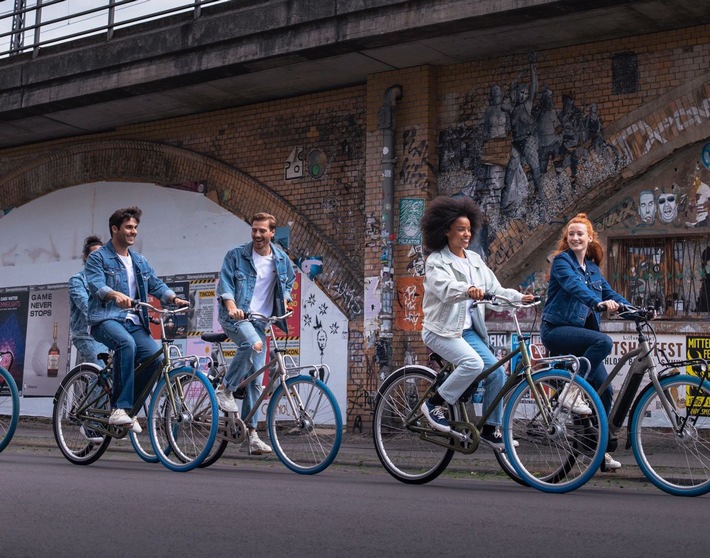 Levi&#039;s® und Swapfiets engagieren sich gemeinsam in einer einzigartigen Kampagne für Beständigkeit und Nachhaltigkeit