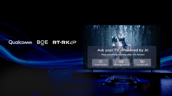 BOE and RT-RK Collaborate to Deliver Next-Generation Android TV with Advanced AI Capabilities powered by Qualcomm Technologies