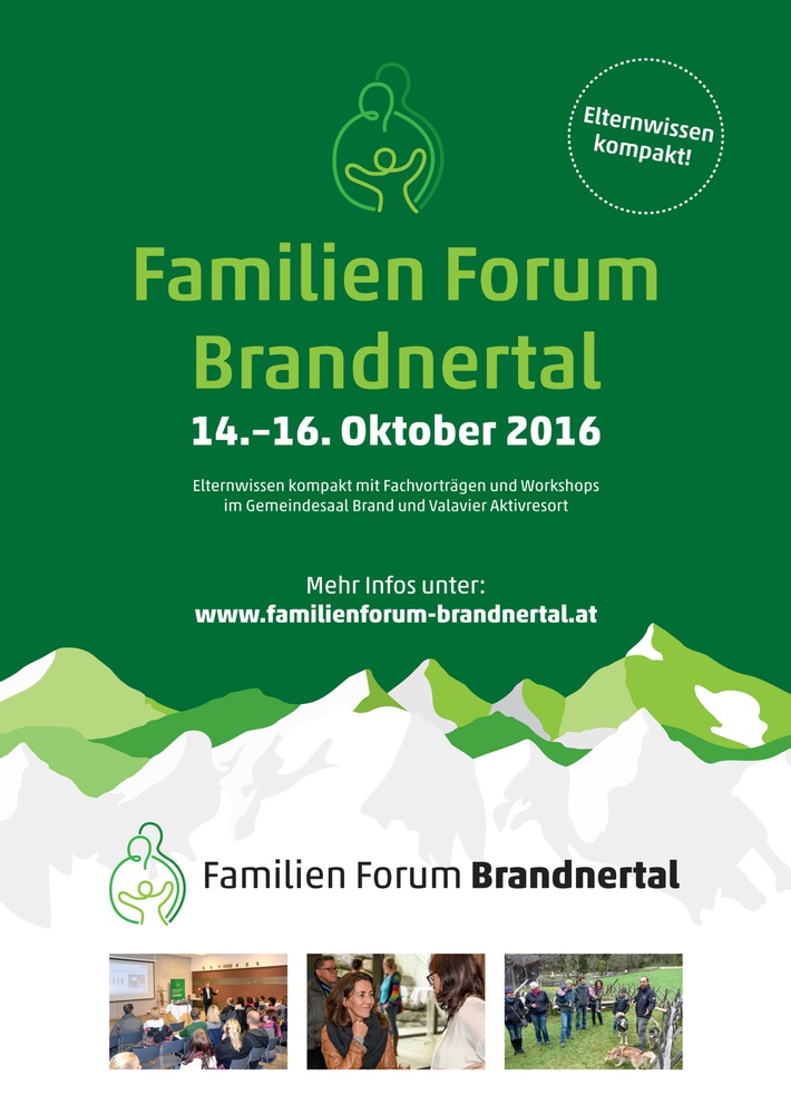 Familien Forum Brandnertal: 14.-16. Oktober 2016 - BILD