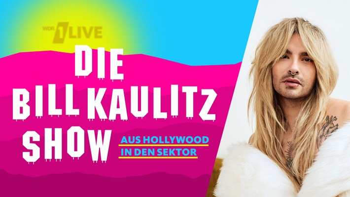Bill Kaulitz moderiert am 19. Juni eine Show bei 1LIVE