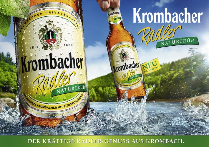 Der kräftige Radler-Genuss aus Krombach: Krombacher Radler Naturtrüb