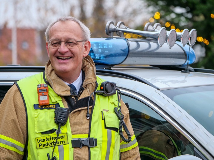 FW-PB: Paderborns Feuerwehrchef Ralf Schmitz wird am Sonntag 60 Jahre alt