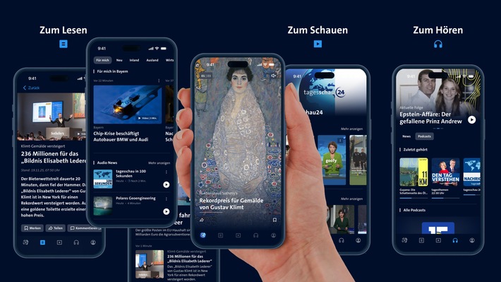 Erweiterte Funktionen und Features: Neue Version der tagesschau APP geht online