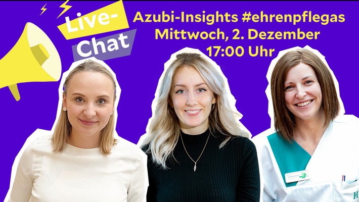 Live-Chat "Azubi-Insights" #ehrenpflegas