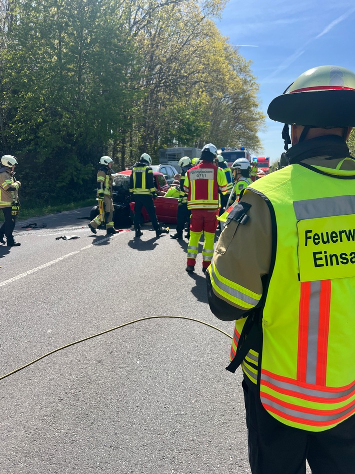 FW Witten: Folgemeldung - Verkehrsunfall mit Verletzten