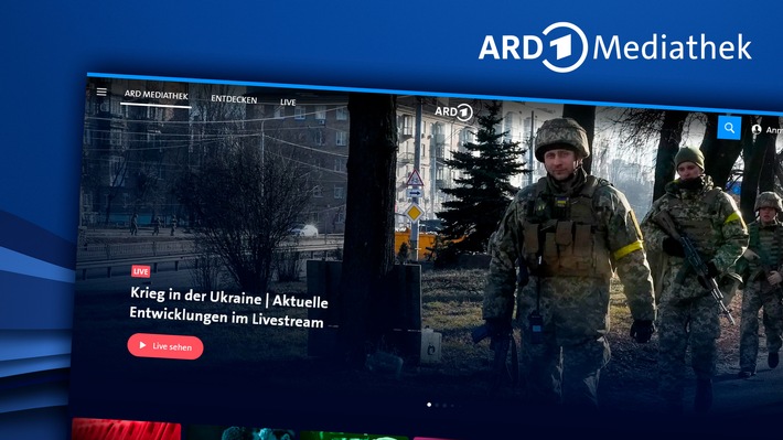 Jetzt in der ARD Mediathek: Aktuelles &amp; Hintergründe zum Ukraine-Krieg