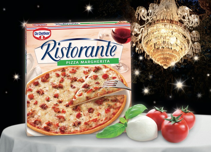 Italienischer Dreiklang für Zuhause von Dr. Oetker / Neu im Ristorante-Sortiment: Pizza Margherita (FOTO)