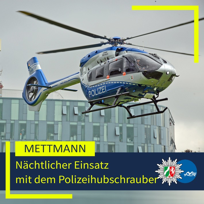 POL-ME: Patient abgängig: Polizei fahndete via Hubschrauber - 2601051