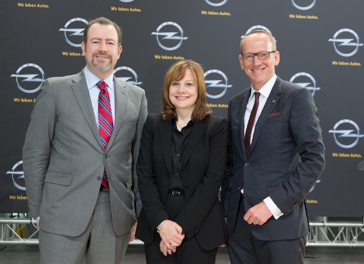Neue GM CEO Mary Barra besucht Opel in Rüsselsheim (FOTO)
