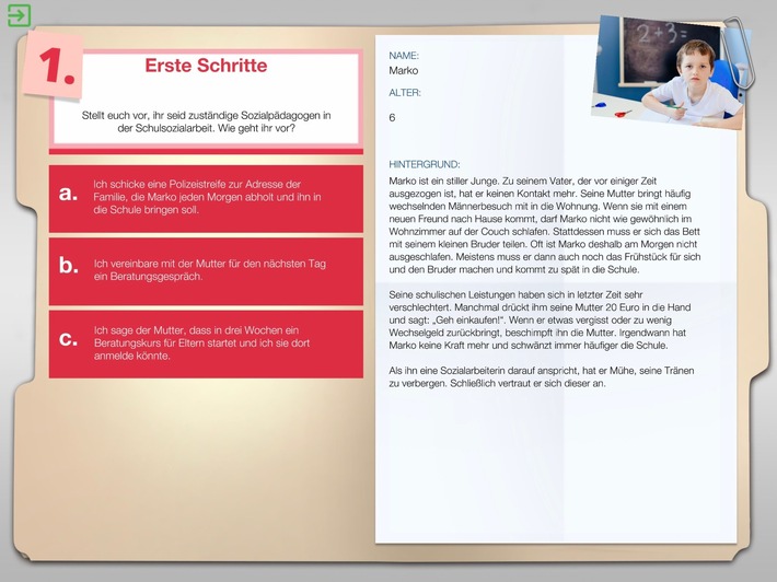 Presseinfo: Neue SOS-Kinderdorf App für den interaktiven Unterricht