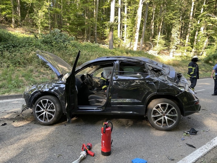 POL-PDKL: Verkehrsunfall, noch glimpflich ausgegangen