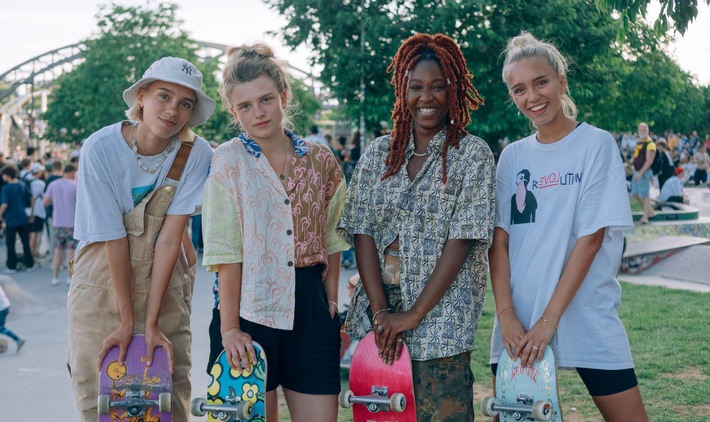 Drehstart für SKATERGIRLZ: Lisa und Lena in ihrem ersten Kinofilm