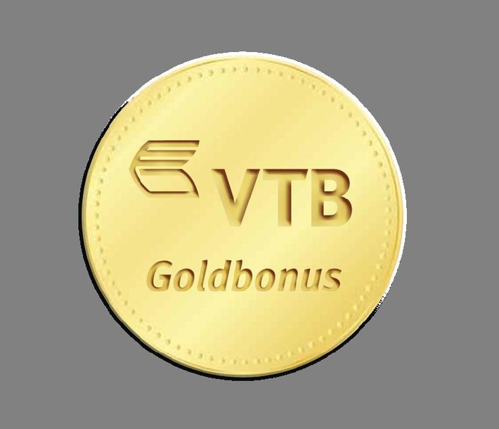 VTB Medaillen-Festgeld mit Goldbonus / 3,6 Prozent p.a. für 4 Jahre plus 0,01 Prozent p.a. Goldbonus für jede gewonnene Goldmedaille der deutschen Mannschaft bei den Olympischen Spielen in London 2012