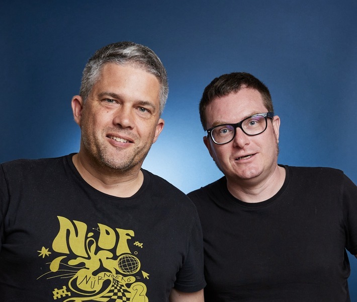 Der Podcast "Lage der Nation", moderiert von Philip Banse (li.) und Ulf Buermeyer, wird mit dem scoop Award 2024 ausgezeichnet. / Weiterer Text über ots und www.presseportal.de/nr/8218 / Die Verwendung dieses Bildes für redaktionelle Zwecke ist unter Beachtung aller mitgeteilten Nutzungsbedingungen zulässig und dann auch honorarfrei. Veröffentlichung ausschließlich mit Bildrechte-Hinweis.