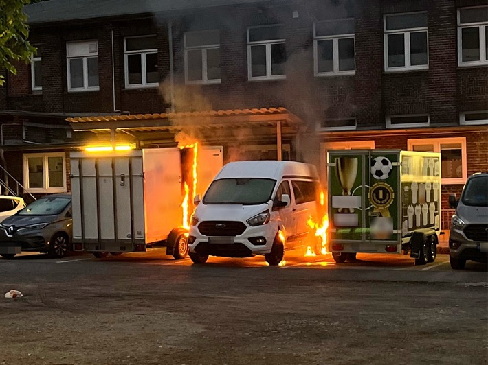 POL-GE: Brandstiftung - Tatverdächtige gefasst