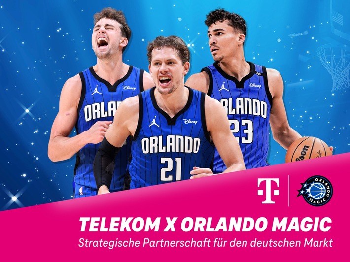 Mehr Magie für Basketball-Deutschland: Telekom und Orlando Magic starten strategische Partnerschaft