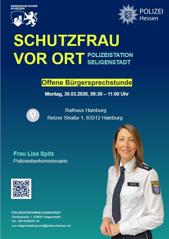 POL-OF: Offene Bürgersprechstunde mit der Schutzfrau vor Ort