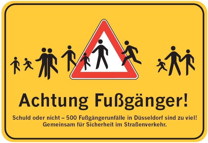 POL-D: Einladung - Aktion "Achtung Fußgänger!"