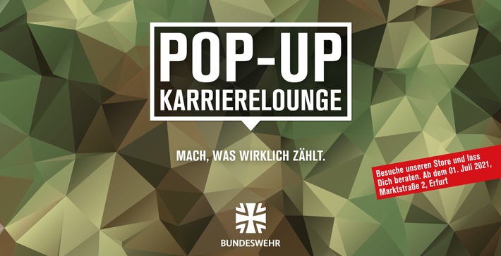Save the Date: Eröffnung Pop-Up Store der Bundeswehr in Erfurt