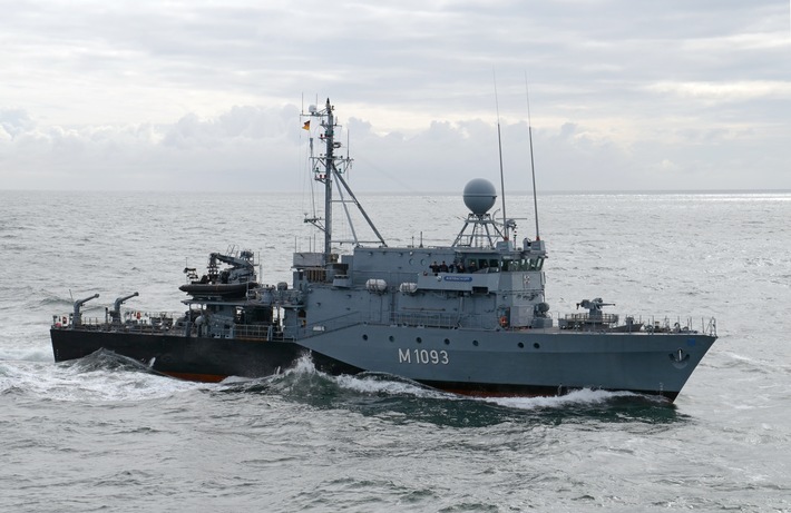 Hohlstablenkboot &quot;Auerbach/Oberpfalz&quot; kehrt aus NATO-Einsatz zurück