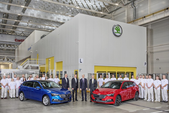 Start der Serienfertigung des neuen Kompaktmodells SCALA bei SKODA AUTO in Mladá Boleslav (FOTO)