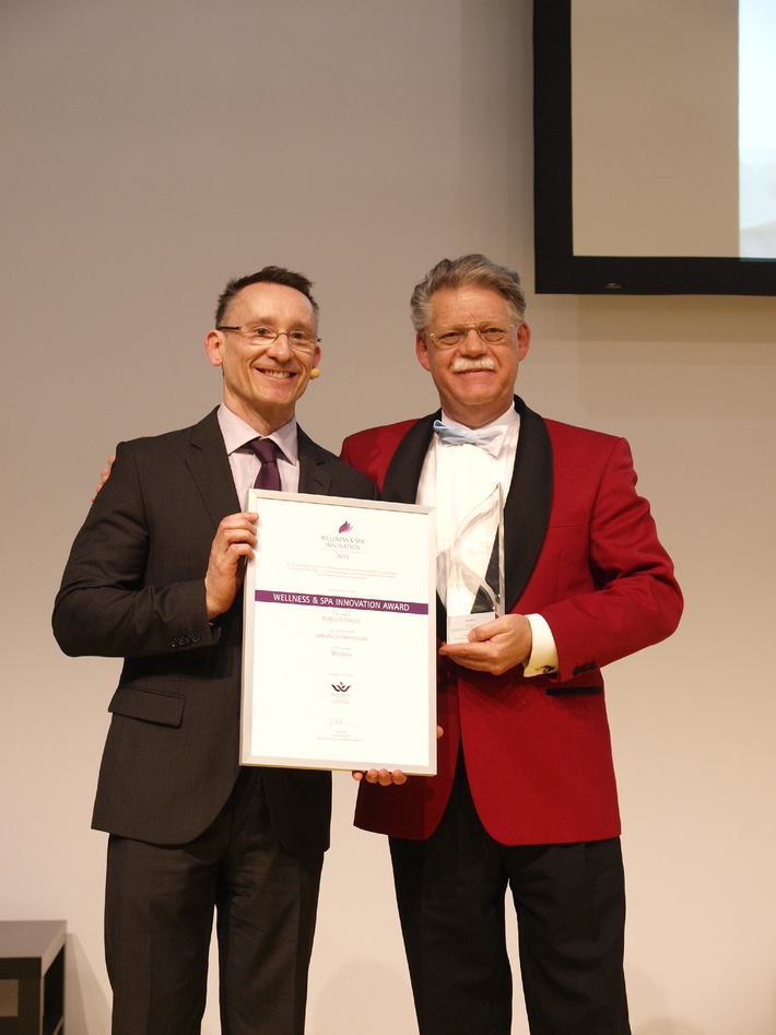 Deutscher Wellness-Verband zeichnet P. Jentschura-Produkt "MiraVera" mit dem "Wellness & Spa Innovation Award 2015" aus