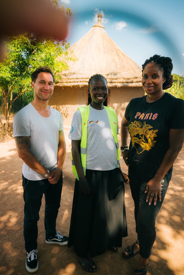 #InDenFokus: Reise in den Südsudan / Die Schauspieler:innen Liz Baffoe und Ludwig Trepte besuchten verschiedene Projekte, die den Hunger in einem der fragilsten Länder der Welt bekämpfen