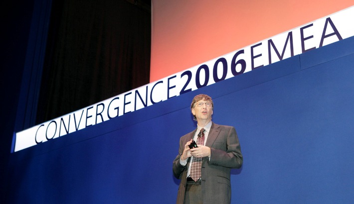 Bill Gates gibt Startschuss für betriebswirtschaftliche Mietsoftware / Microsoft Convergence 2006 EMEA, 6.-8. November 2006