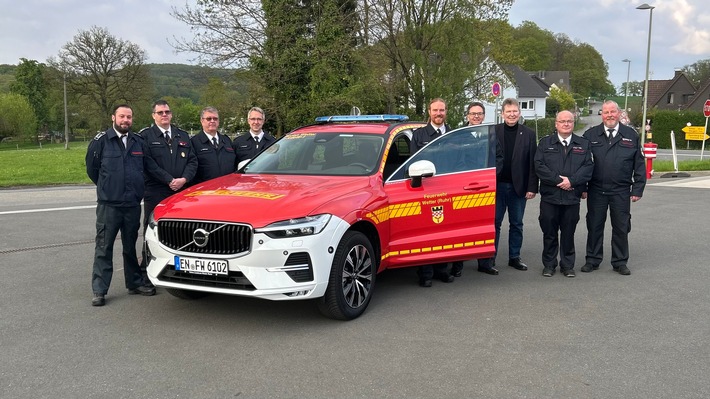 FW-EN: Neuer Kommandowagen für die Feuerwehr Wetter (Ruhr)
