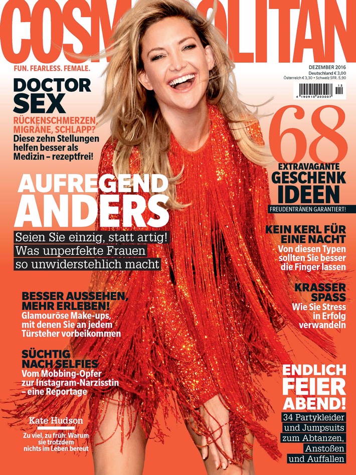 Kate Hudson (37) in COSMOPOLITAN: &quot;Ich habe alles auf einmal gemacht: Karriere, Kinder, Ehe.&quot;