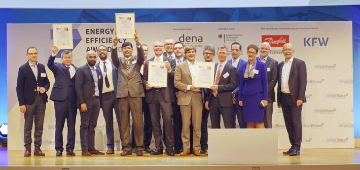 Energy Efficiency Award 2018: Kupferhersteller Aurubis, Flughafenbetreiber Fraport und indisches Start-up Smart Joules gewinnen Energieeffizienzpreis