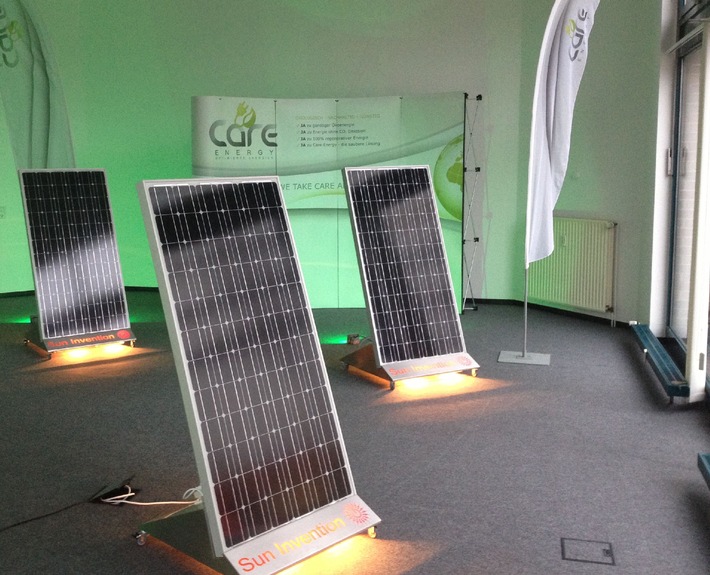Care-Energy erhält die erste Lieferung Photovoltaik &quot;Plug &amp; Save&quot;
