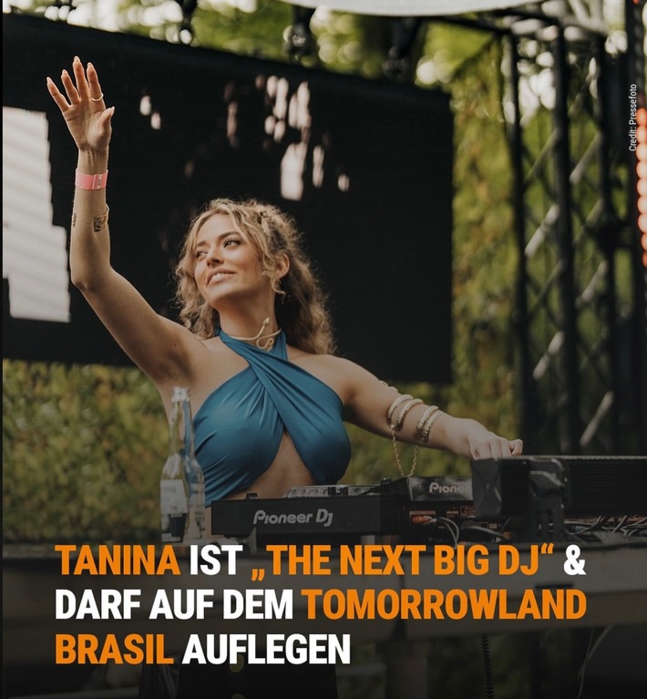 Tanina aus Baden-Württemberg gewinnt DJ Contest und legt beim Tomorrowland Brasil auf