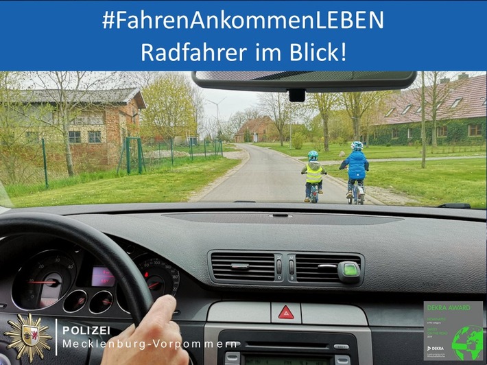 POL-HRO: Radfahrer zum Auftakt gleich doppelt im Blick