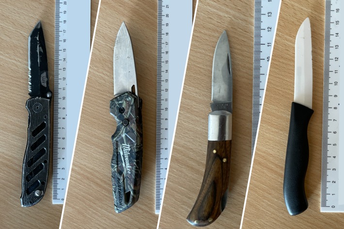 POL-GI: Gießen: Kontrollmaßnahmen "Sicheres Gießen" - mehrere Messer in Bussen sichergestellt